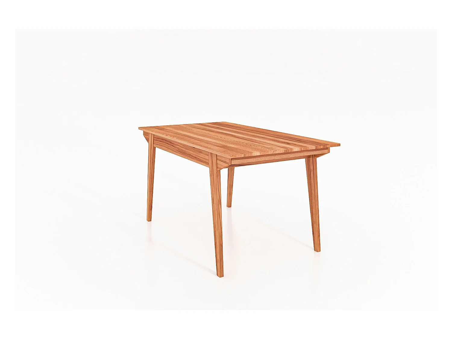 RETRO - Table en cœur de hêtre, huilé naturel 100x120