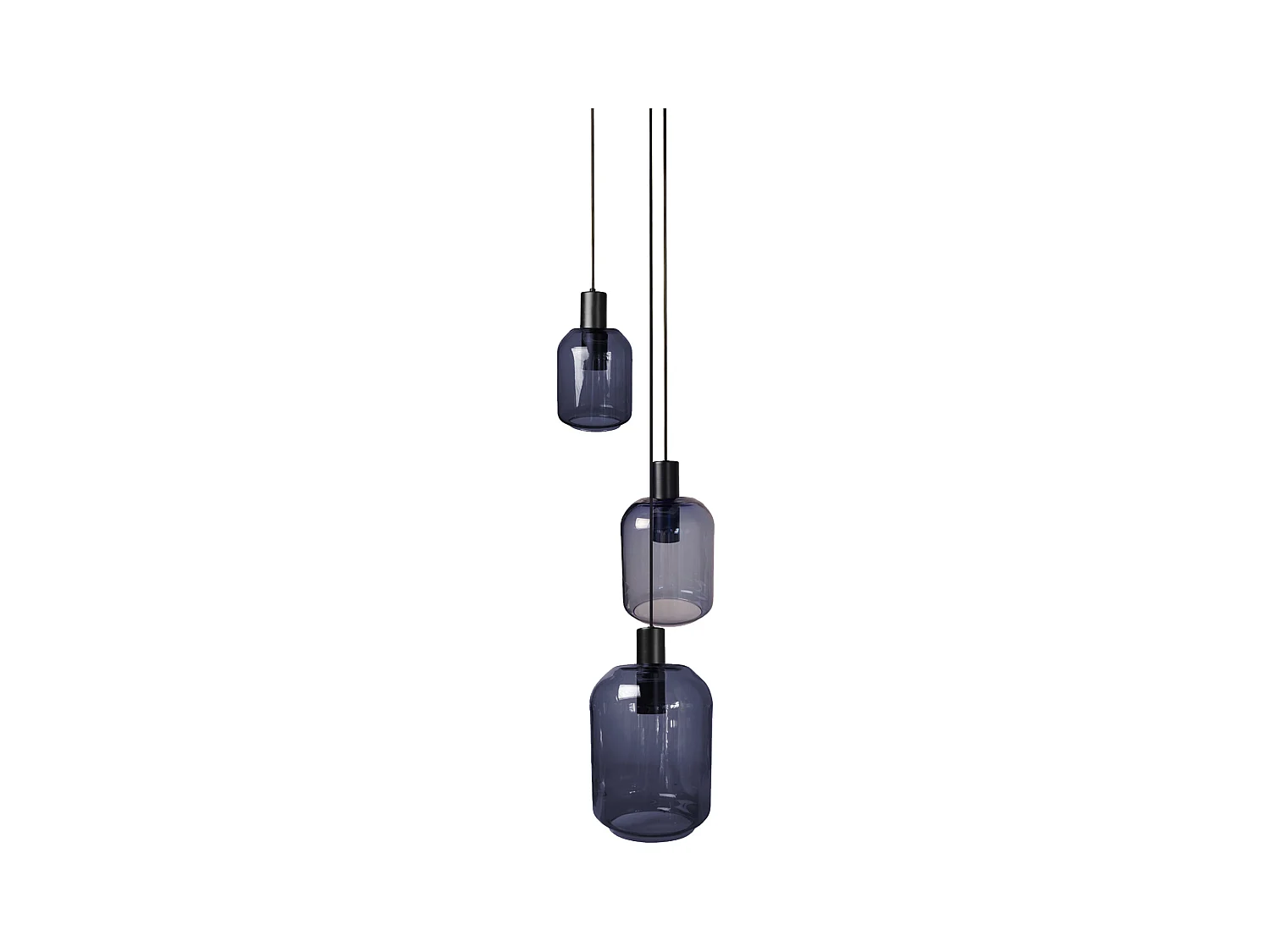 Lustre TOSEL ,métal,Bleu,H100xD60xP60cm