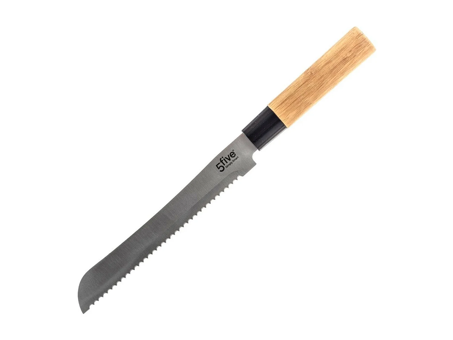 Bloc 5 Couteaux "Bambou" 31cm Naturel