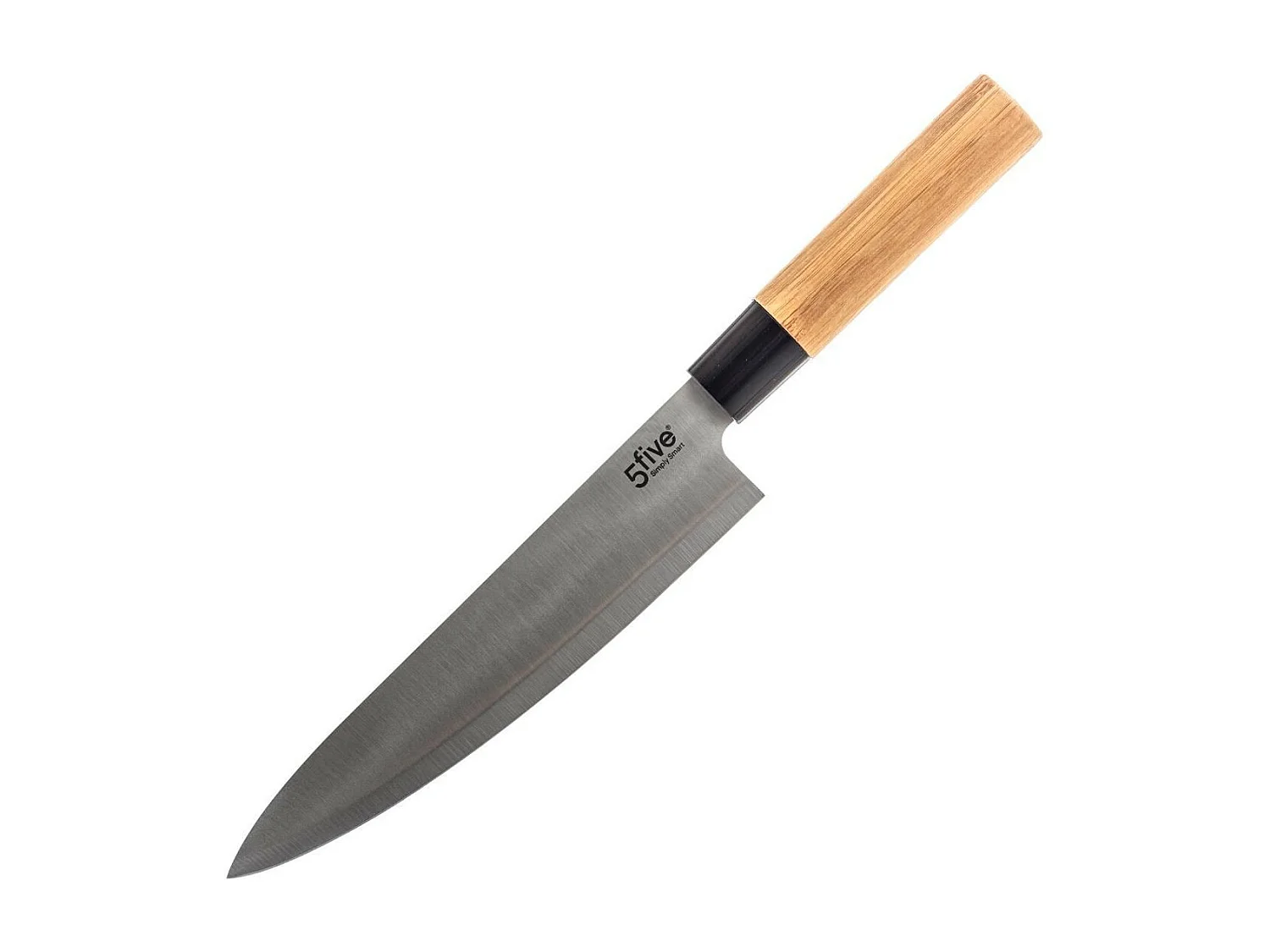 Juego de Cuchillos de Bambú Natural 5 Piezas 31cm