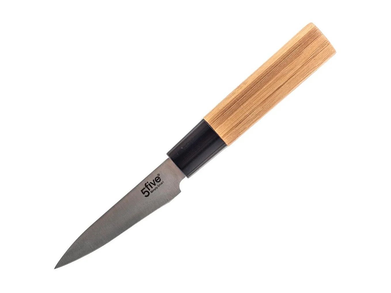 Bloc 5 Couteaux "Bambou" 31cm Naturel