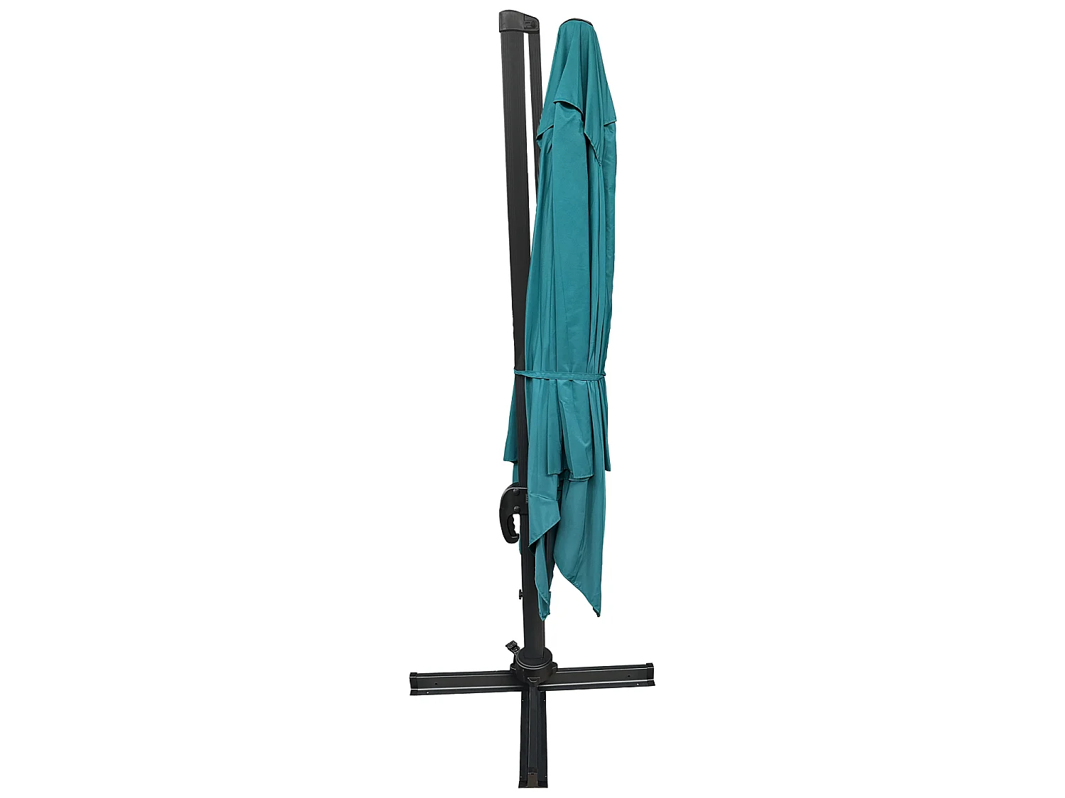 Offset parasol MOLOKAI vierkant 3x3m blauw + hoes