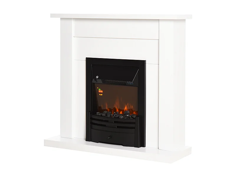 Chimenea eléctrica blanco 102x30x95 cm HOMCOM