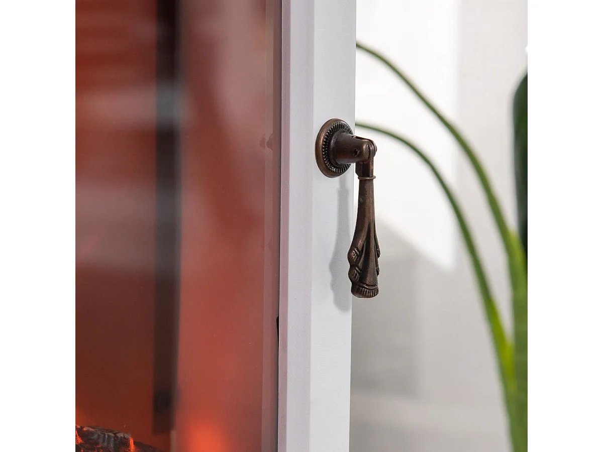 Chimenea eléctrica blanco 39x26x54.8 cm HOMCOM