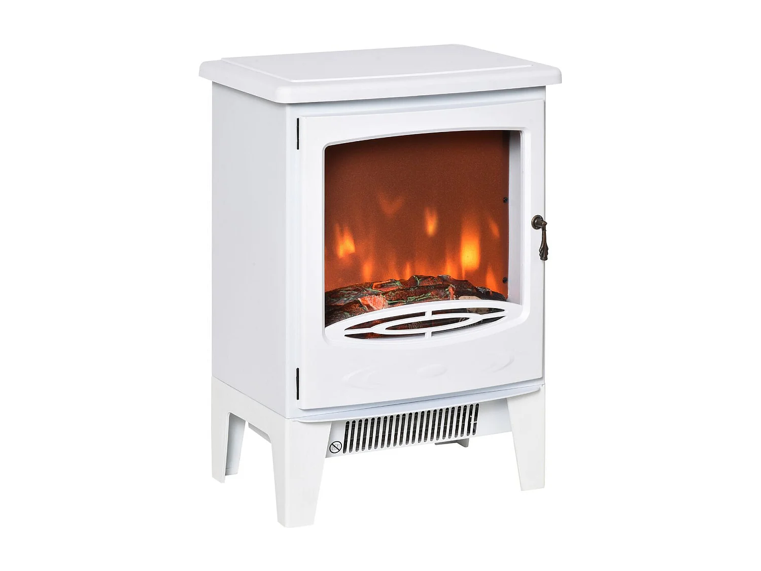 Chimenea eléctrica blanco 39x26x54.8 cm HOMCOM