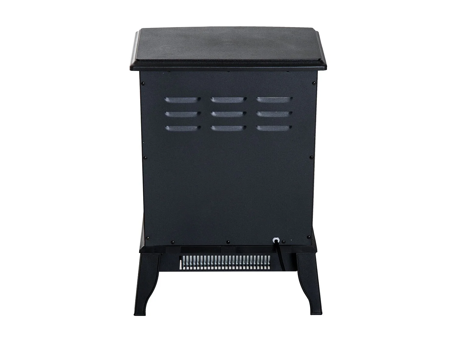 Chimenea eléctrica negro 39x23x56,5cm HOMCOM