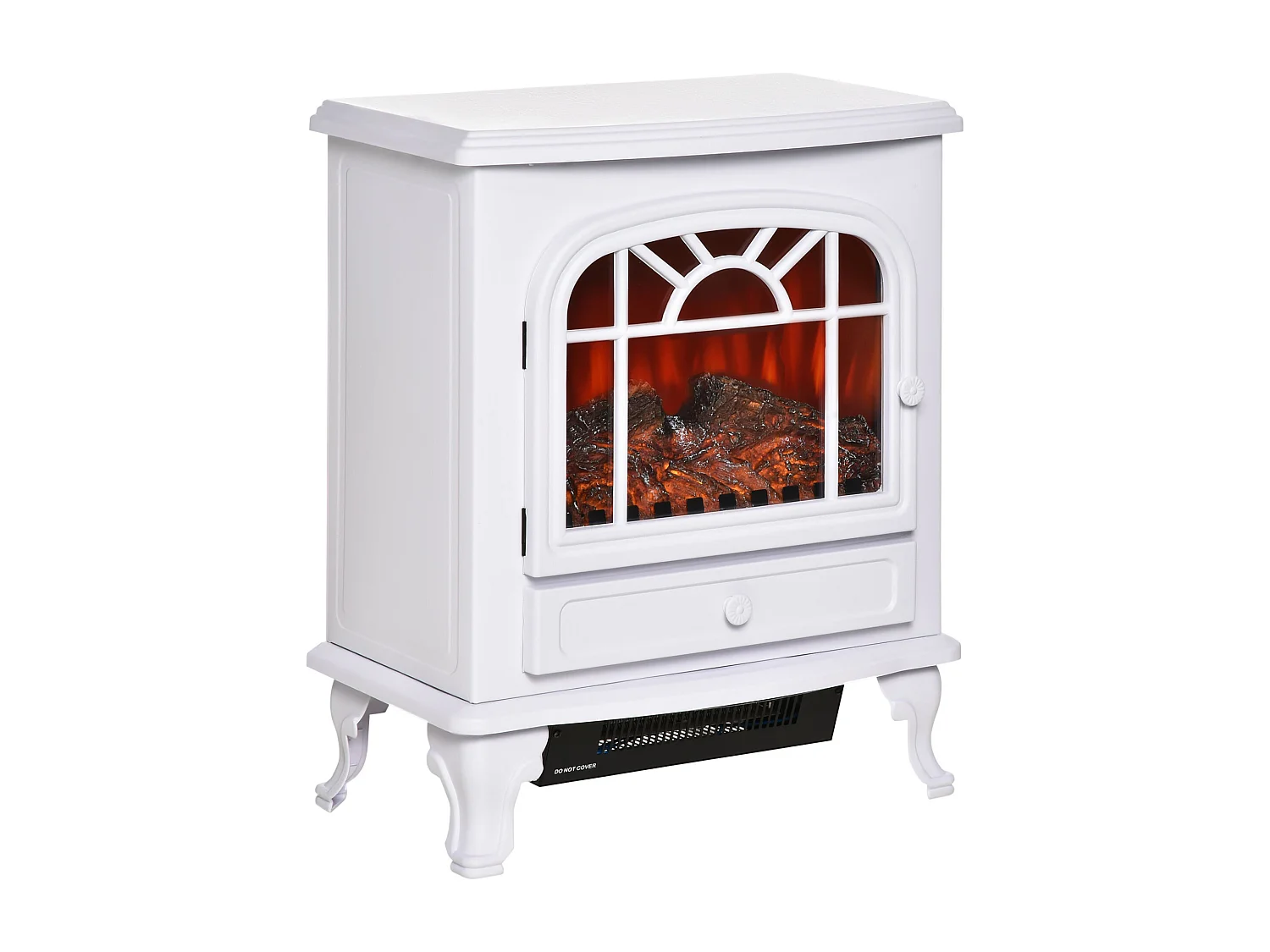 Chimenea eléctrica blanco 51x28x60 cm HOMCOM