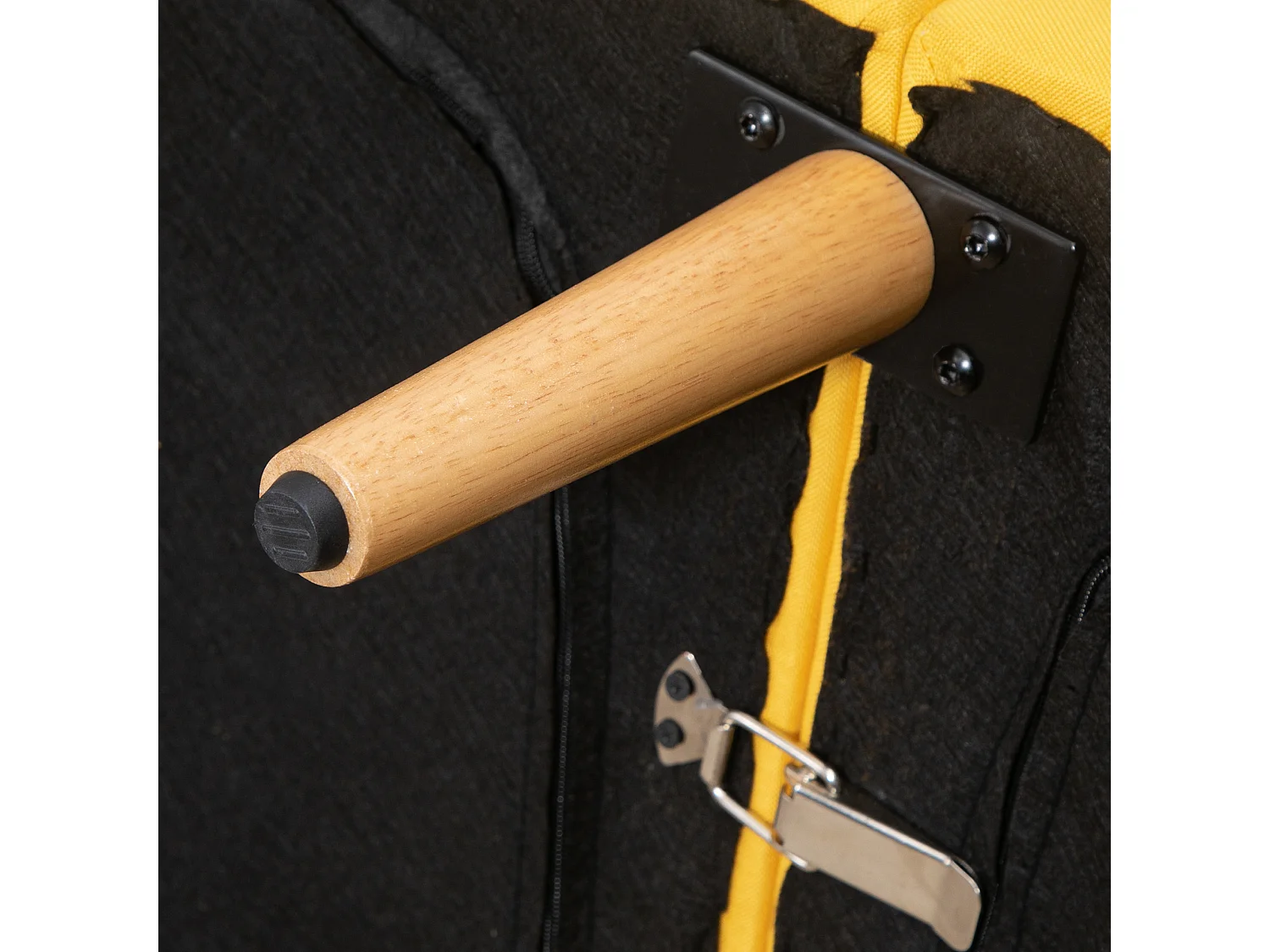 Sofá cama de 2 plazas amarillo 173x75x73 cm HOMCOM