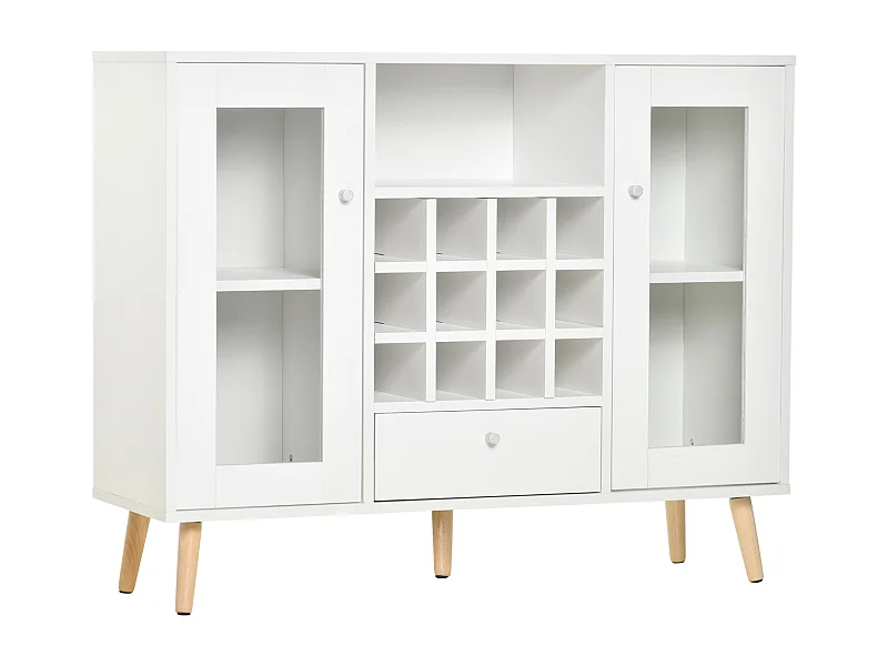 Aparador blanco 100x33x80 cm HOMCOM