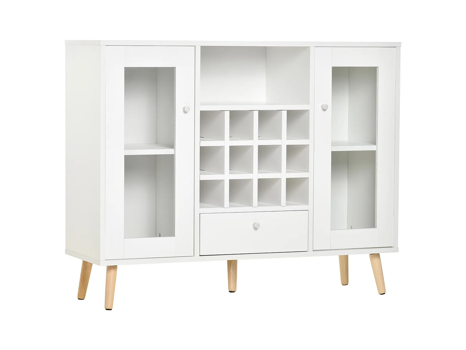 Aparador blanco 100x33x80 cm HOMCOM