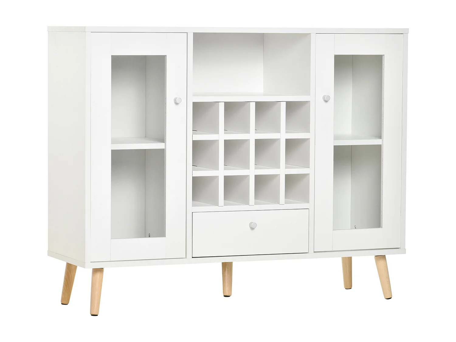 Aparador blanco 100x33x80 cm HOMCOM