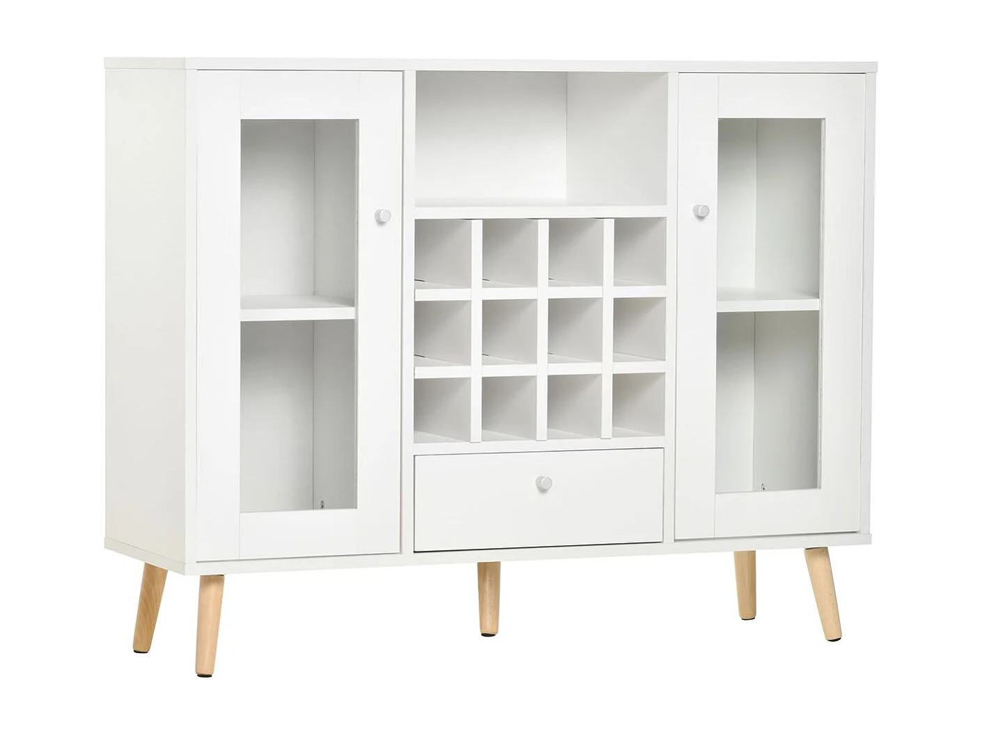 Aparador blanco 100x33x80 cm HOMCOM