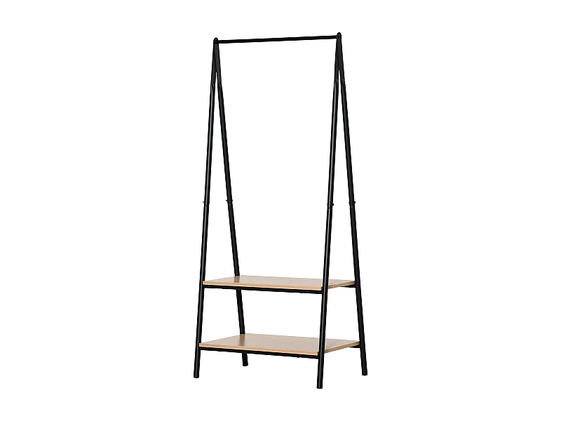 Perchero de ropa negro 64x42.5x149 cm HOMCOM