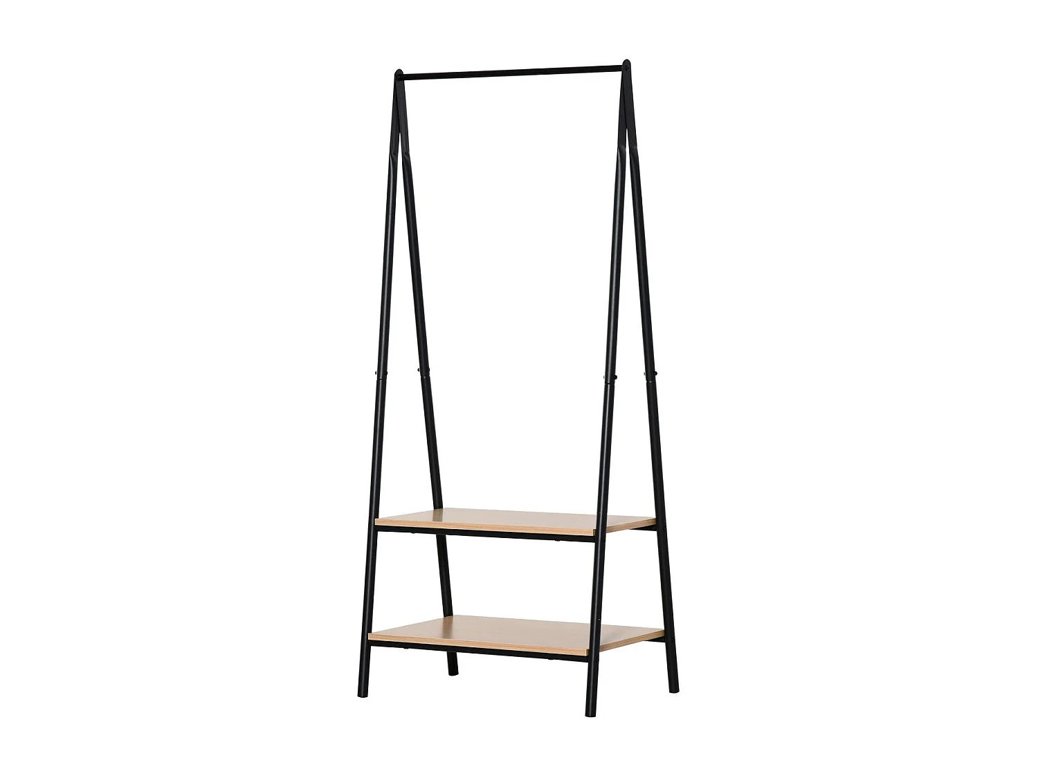 Perchero de ropa negro 64x42.5x149 cm HOMCOM