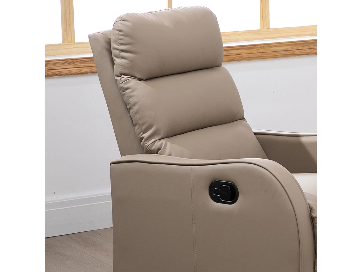 Sillón reclinable marrón 65x89x100cm HOMCOM