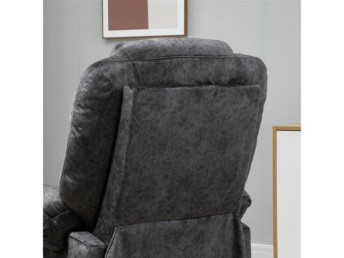 Sillón relax reclinable negro 96x91x108 cm HOMCOM