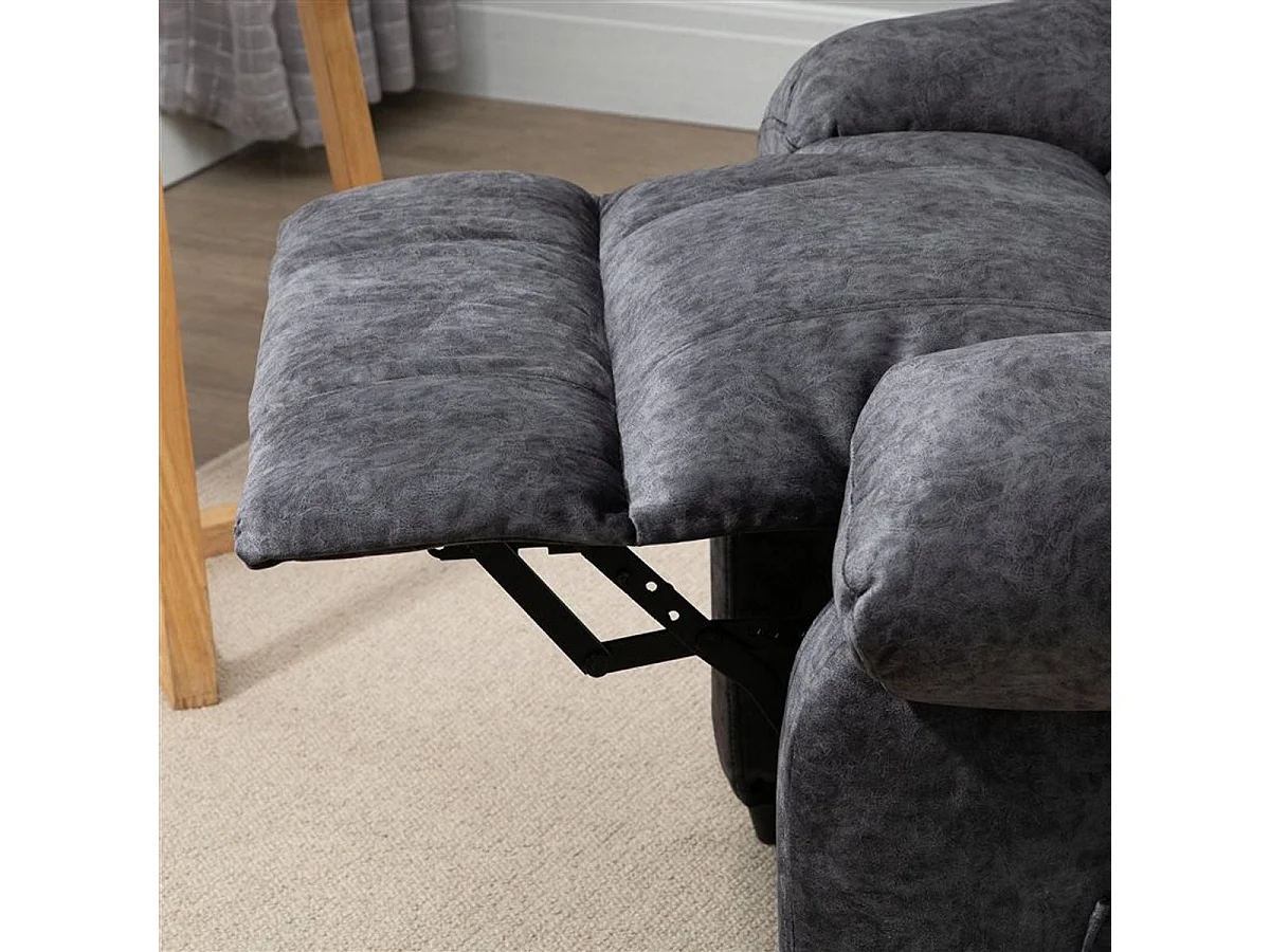 Sillón relax reclinable negro 96x91x108 cm HOMCOM