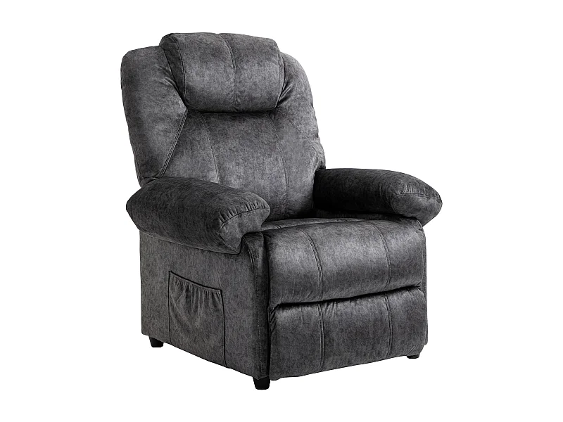 Sillón relax reclinable negro 96x91x108 cm HOMCOM