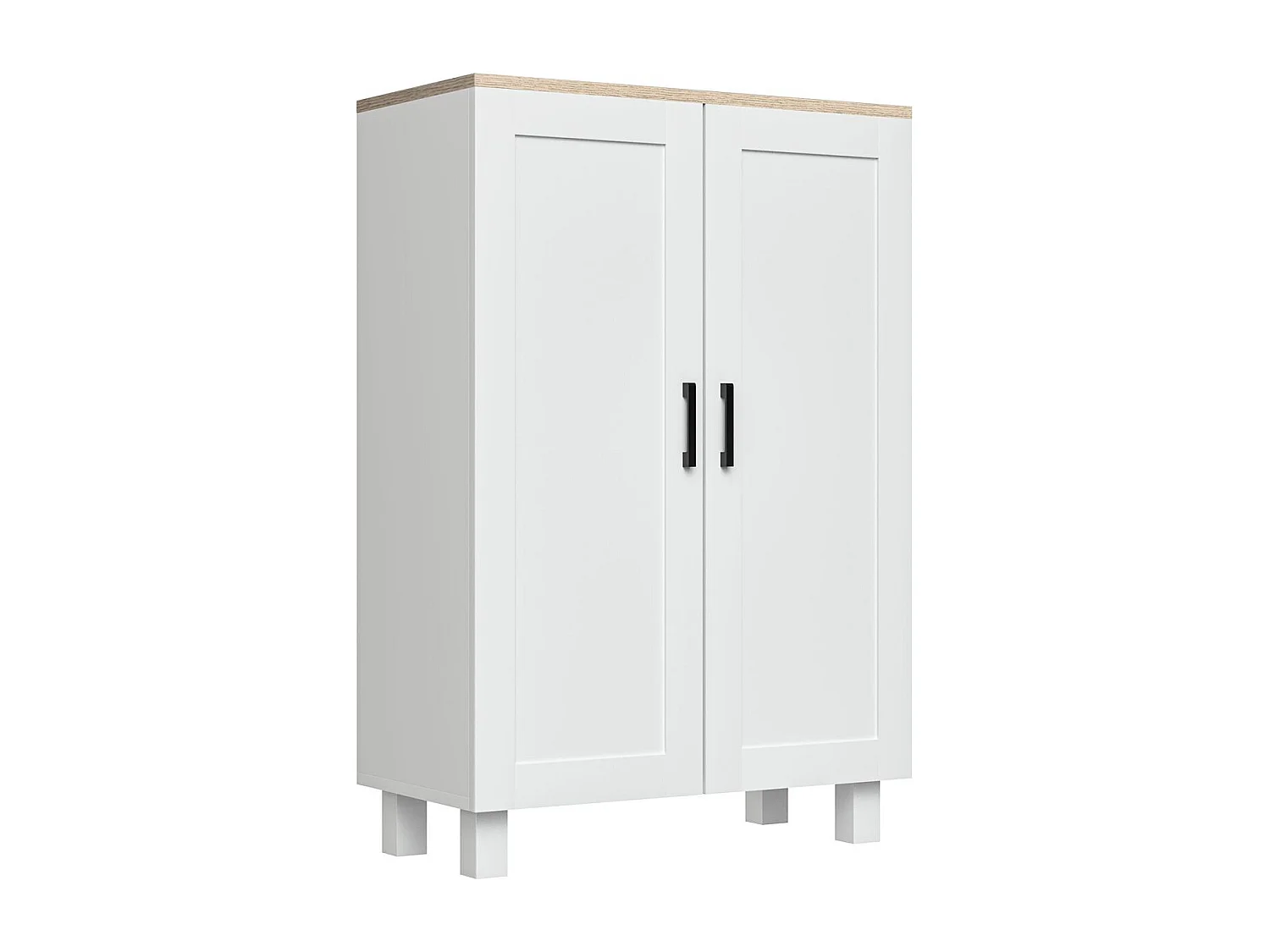 Armario de salón blanco 60x30x90 cm HOMCOM