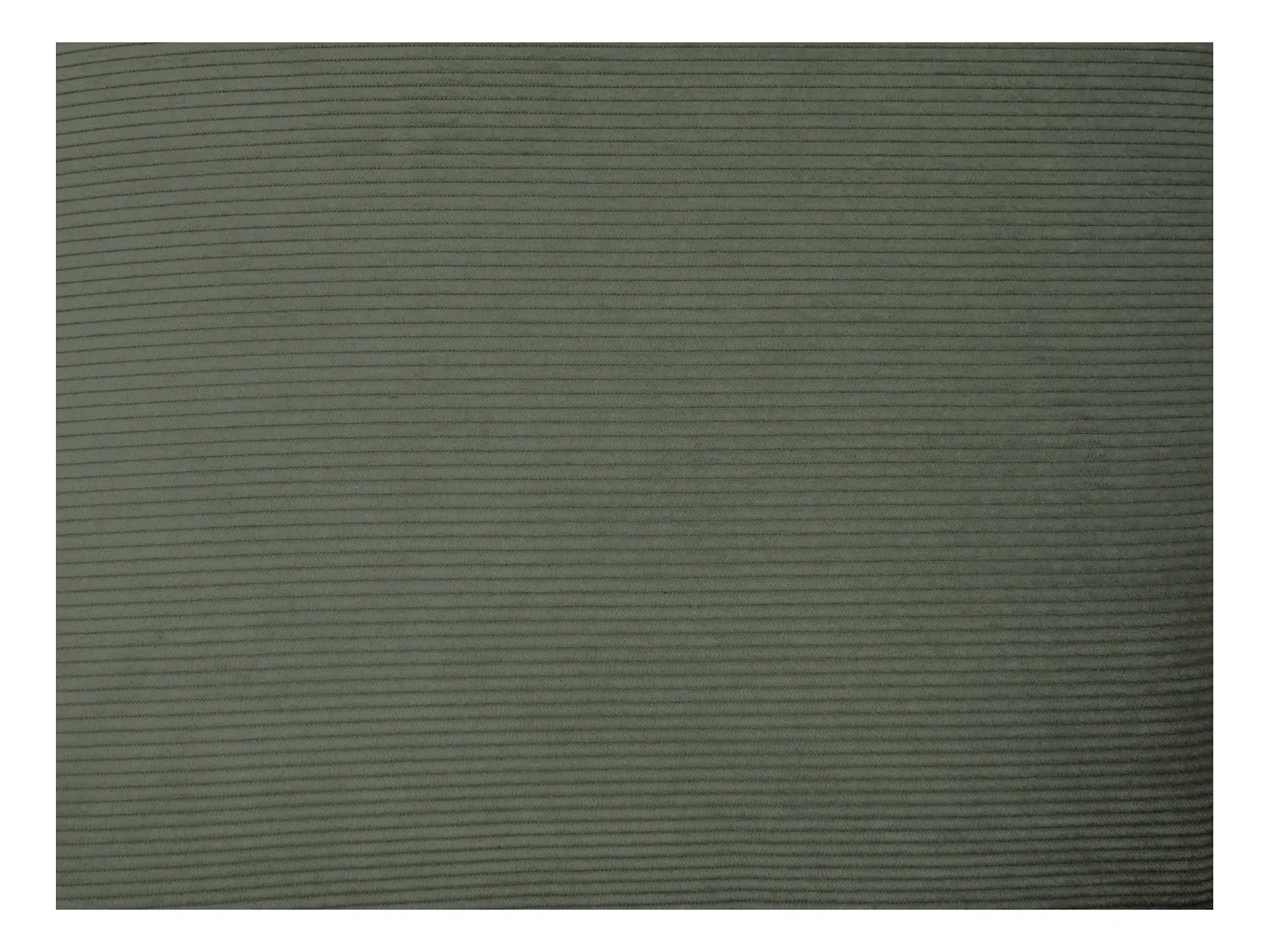 Canapé d'angle gauche en velours côtelé fines côtes vert NAEMIA de Maison Céphy