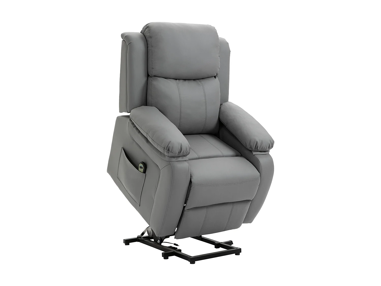 Sillón levanta personas gris 76x90x105 cm HOMCOM