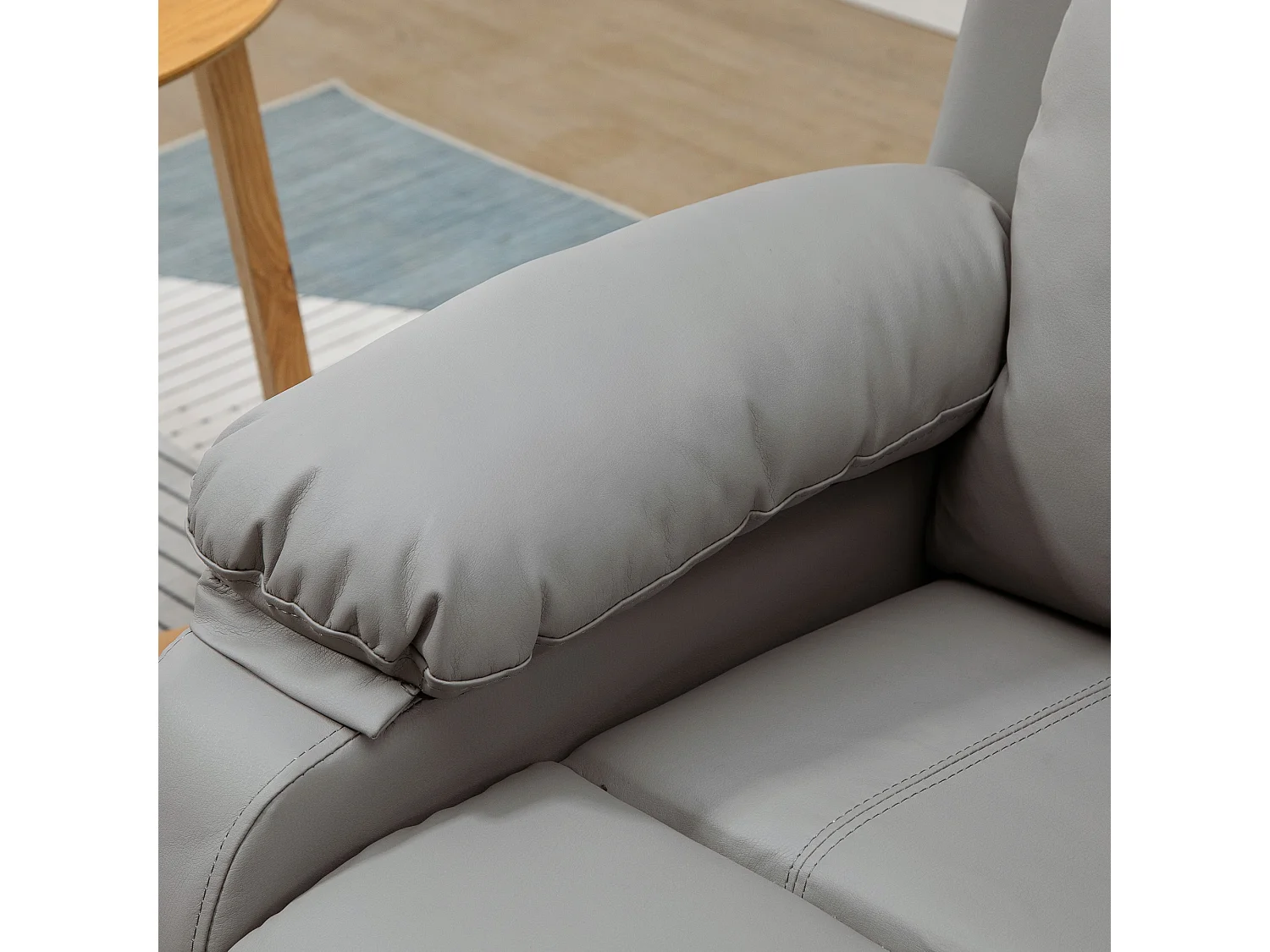 Sillón levanta personas gris 76x90x105 cm HOMCOM