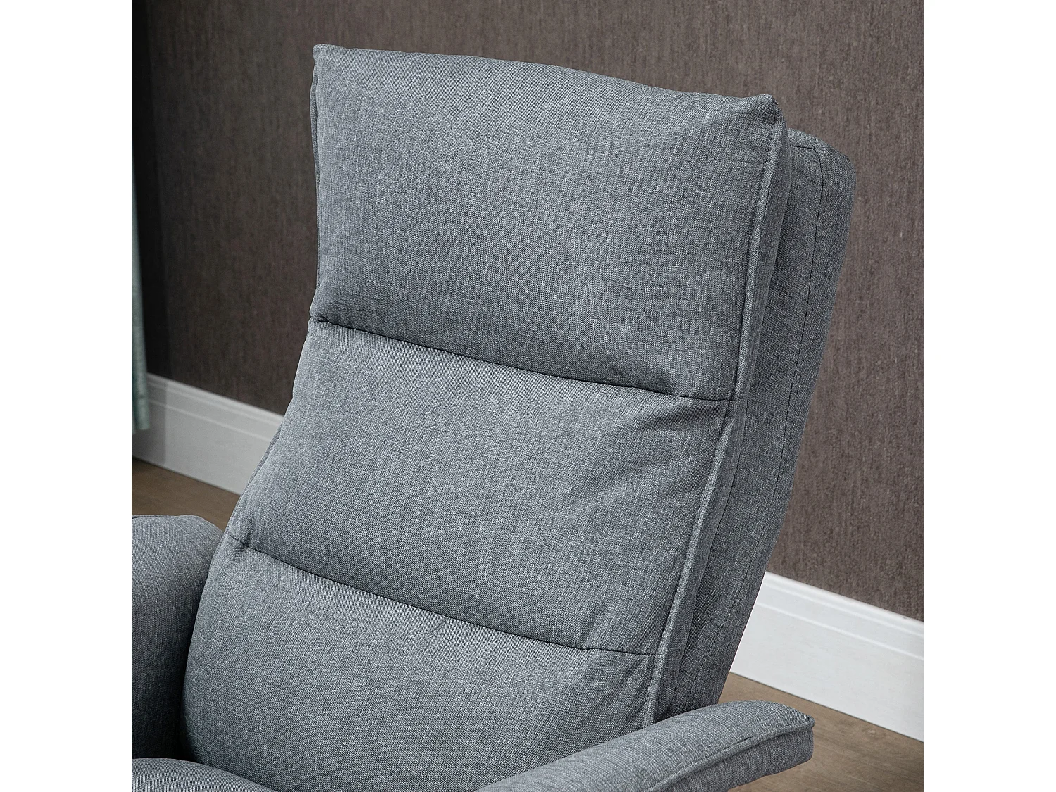 Sillón masaje eléctrico gris 78x93x99 cm HOMCOM