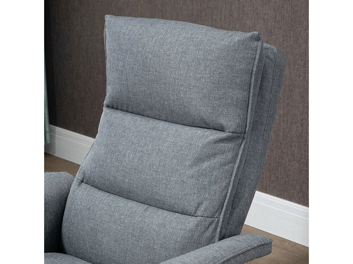 Sillón masaje eléctrico gris 78x93x99 cm HOMCOM