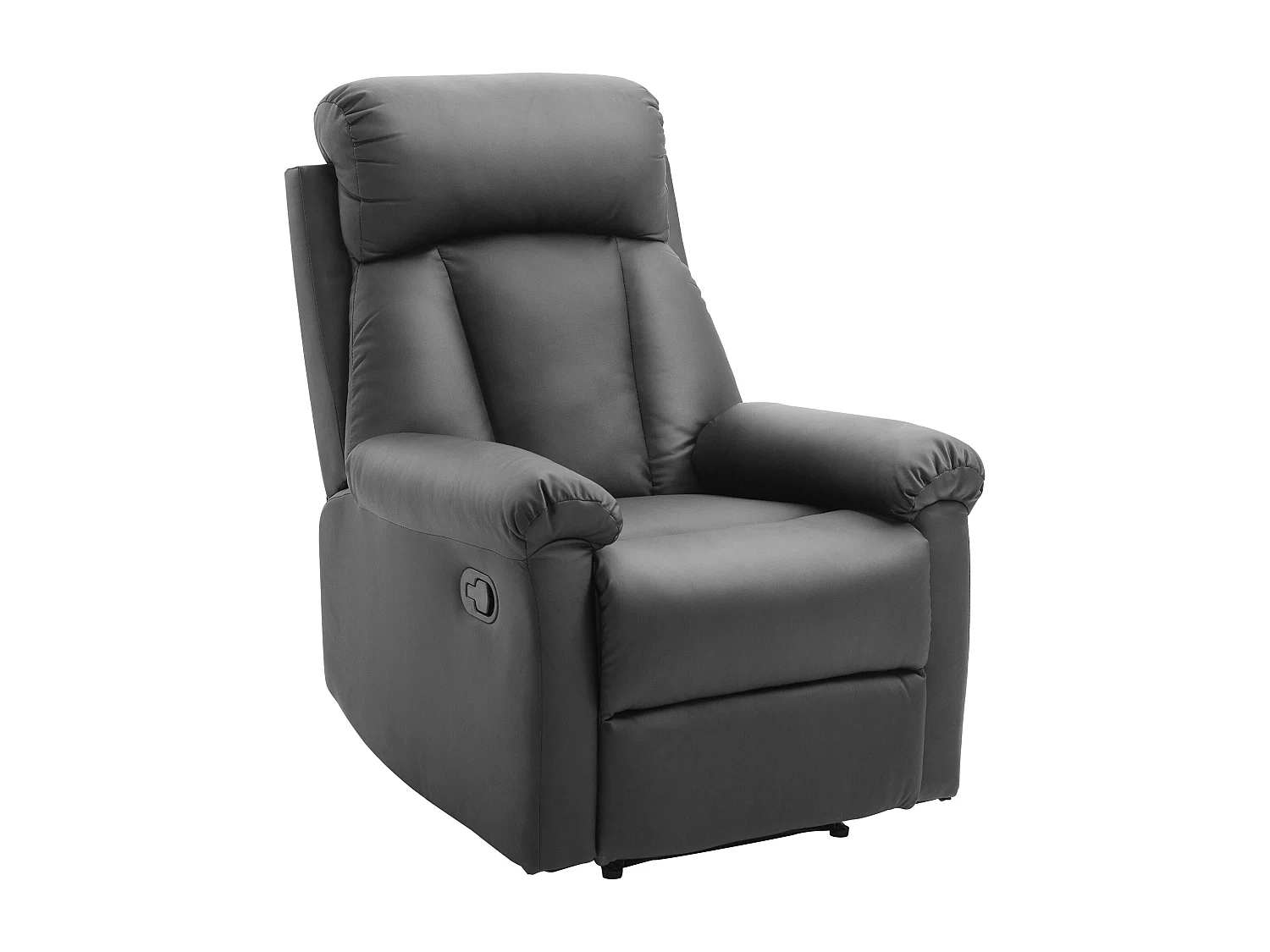 Sillón reclinable negro 80x97x107 cm HOMCOM