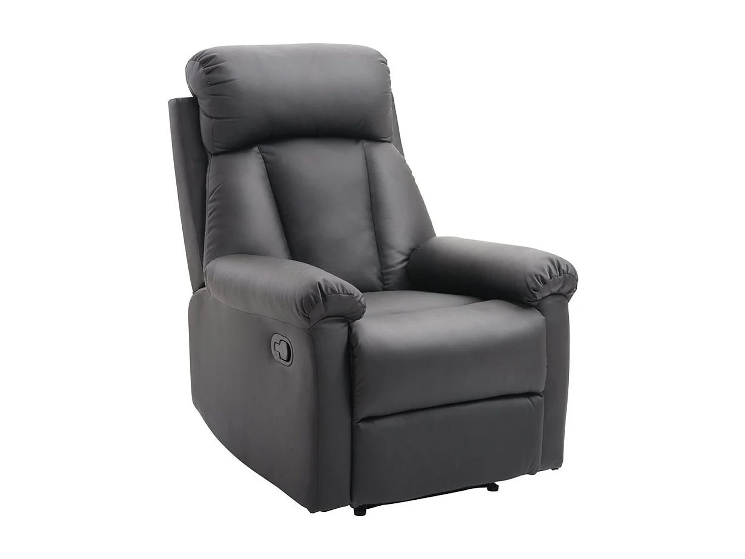 Sillón reclinable negro 80x97x107 cm HOMCOM