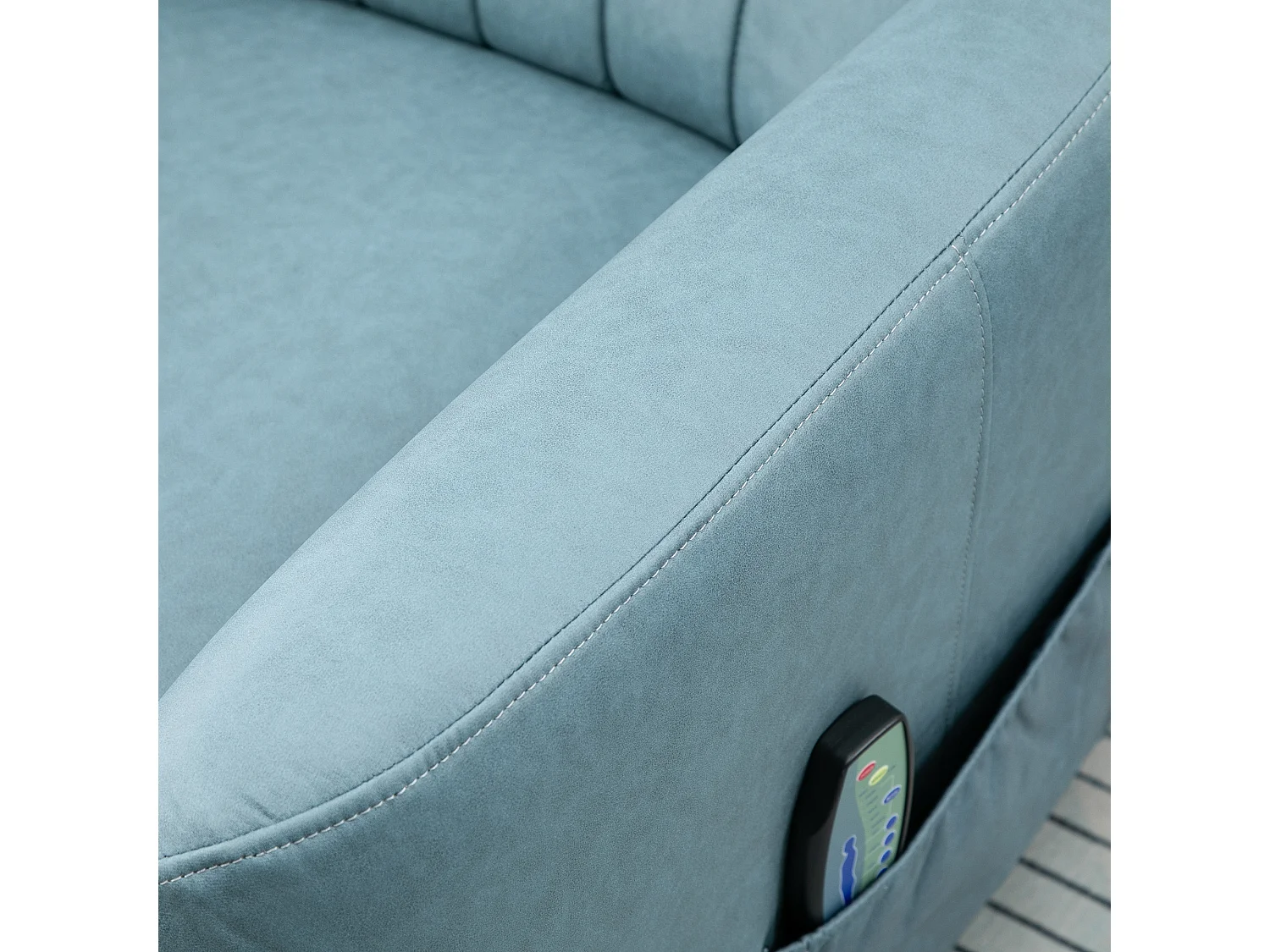 Sillón de masaje azul 79x101x96 cm HOMCOM