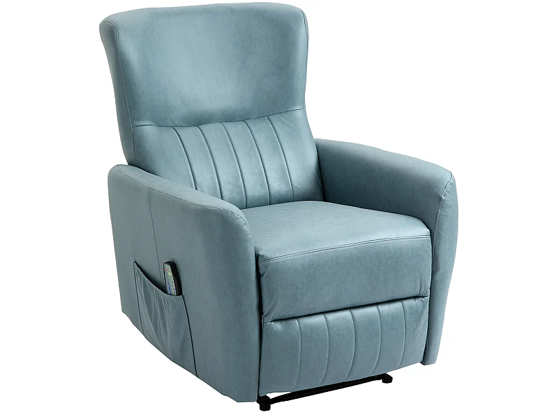 Sillón de masaje azul 79x101x96 cm HOMCOM