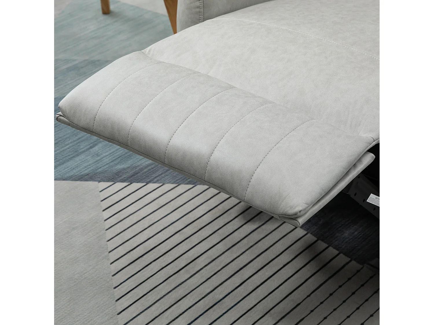 Sillón de masaje gris 79x101x96 cm HOMCOM