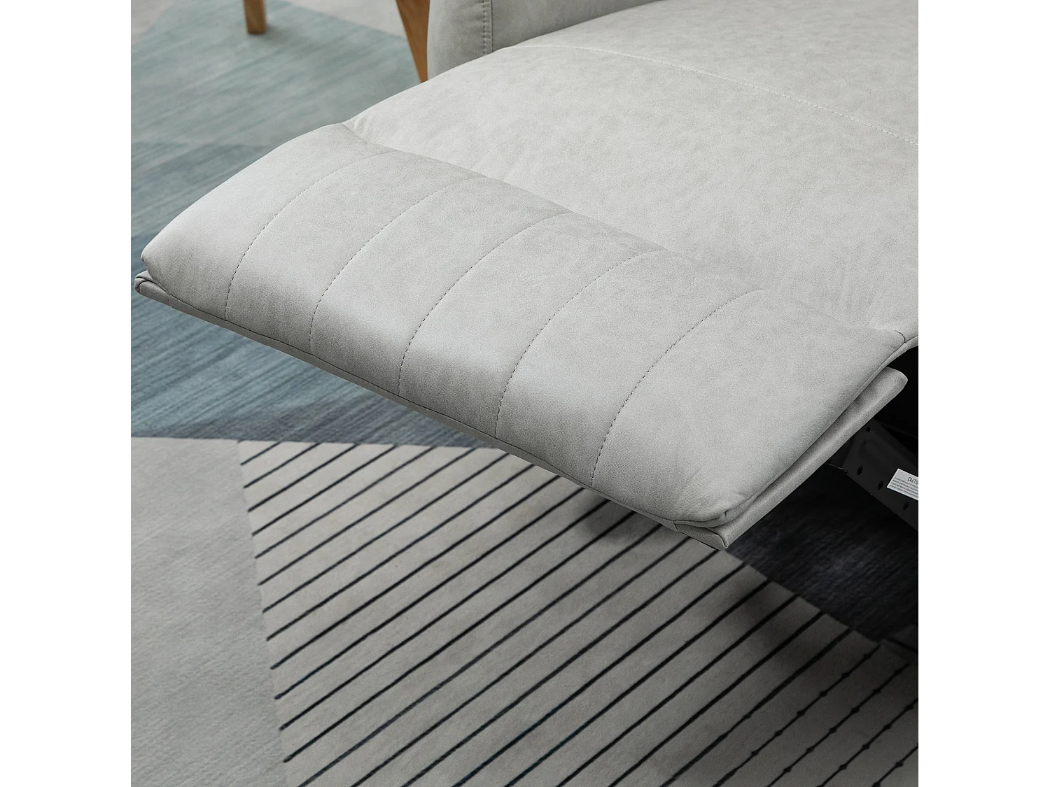 Sillón de masaje gris 79x101x96 cm HOMCOM