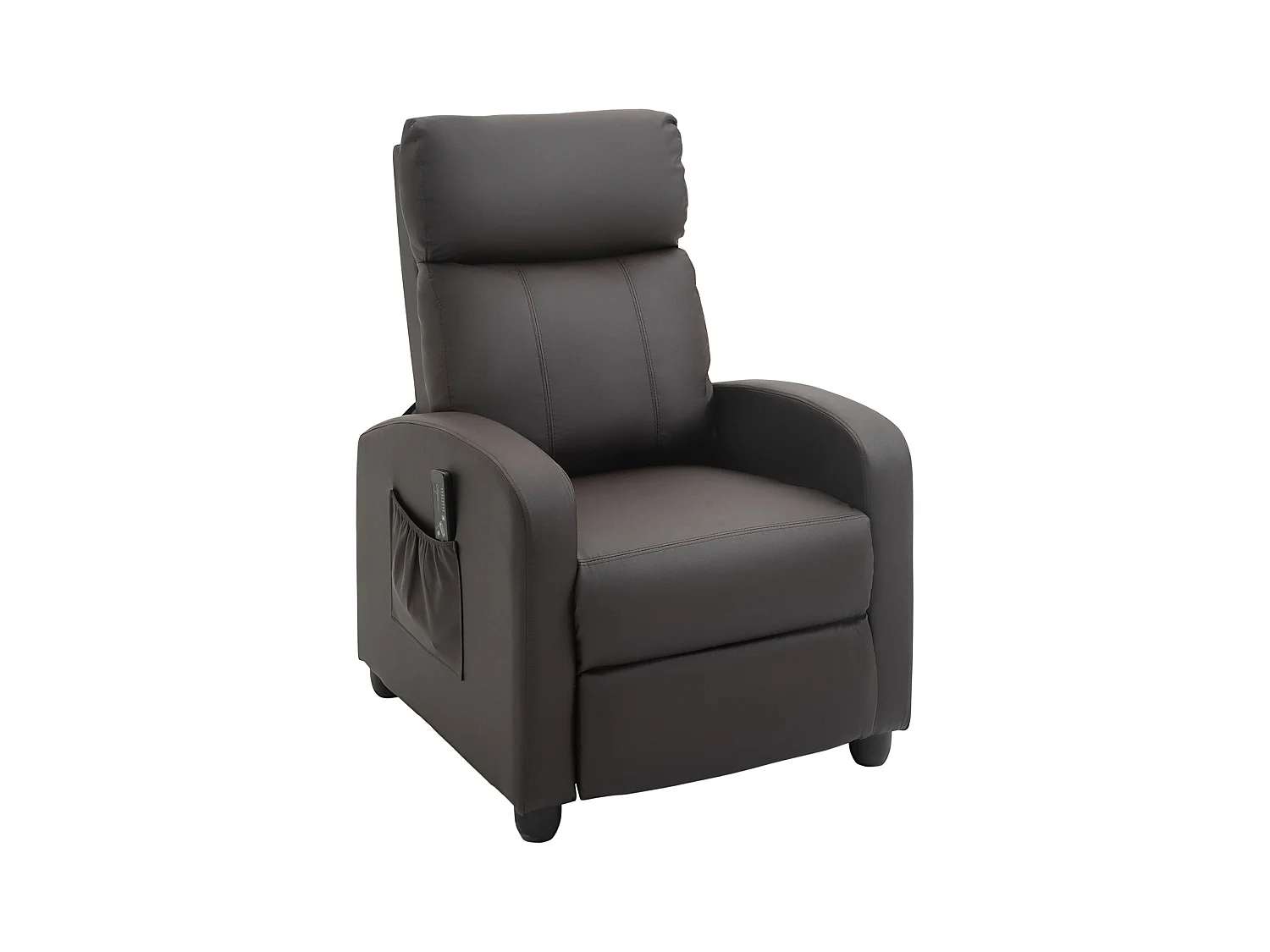 Sillón de masaje marrón 68x88x98 cm HOMCOM