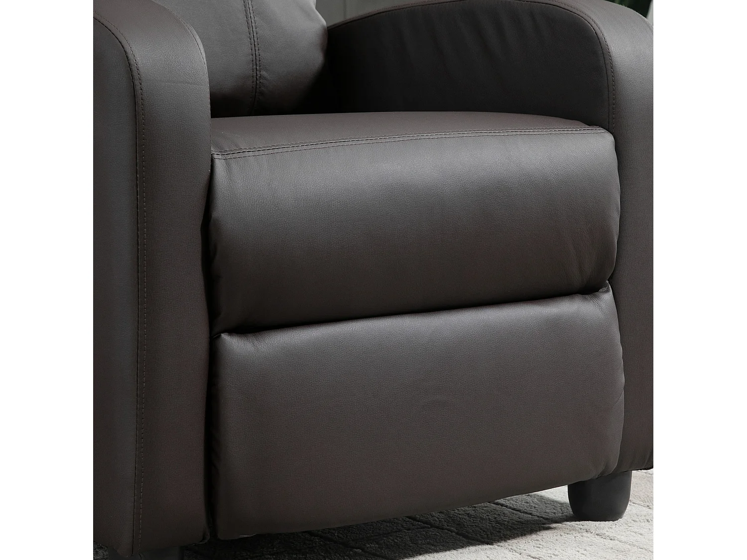 Sillón de masaje marrón 68x88x98 cm HOMCOM