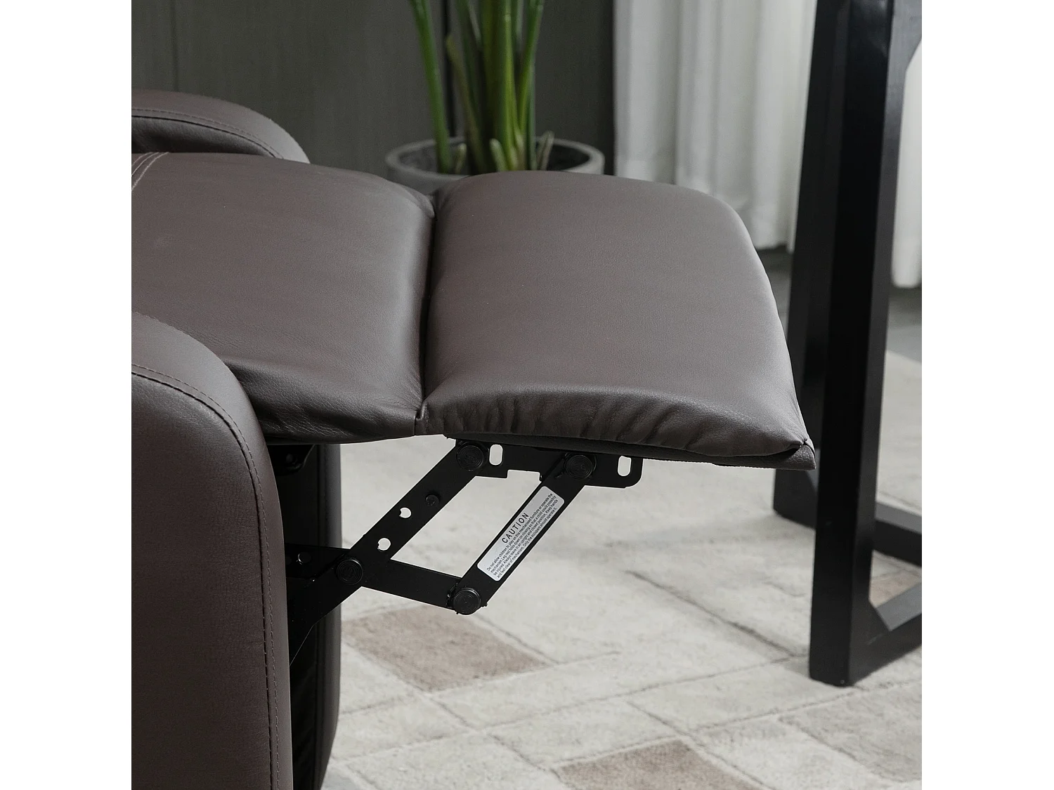 Sillón de masaje marrón 68x88x98 cm HOMCOM