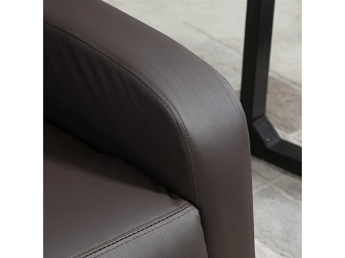 Sillón de masaje marrón 68x88x98 cm HOMCOM