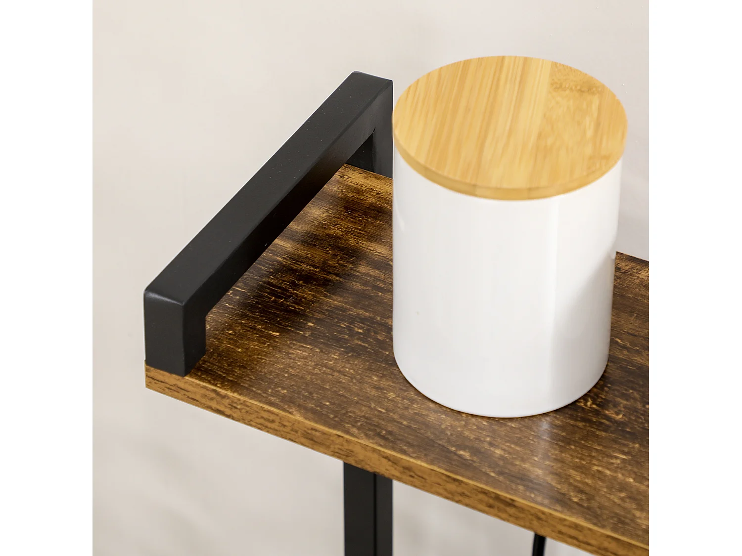 Estante de cocina marrón rústico 90x42x130 cm HOMCOM