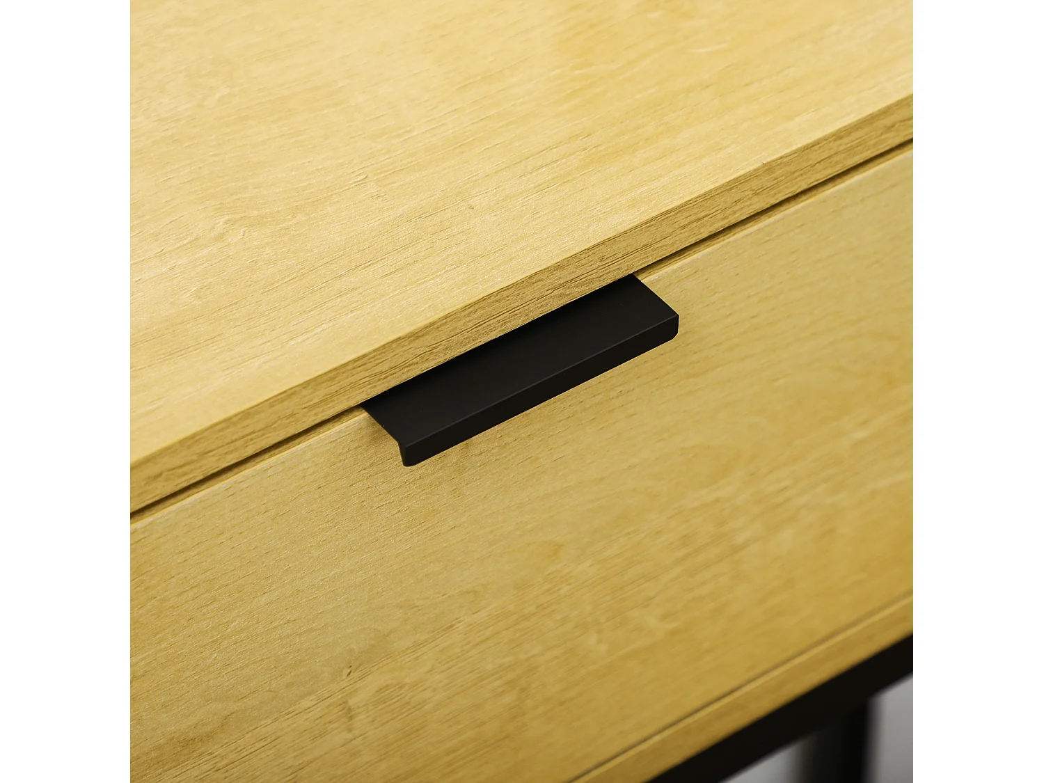 Mesa consola madera natural 80x30x76 cm HOMCOM