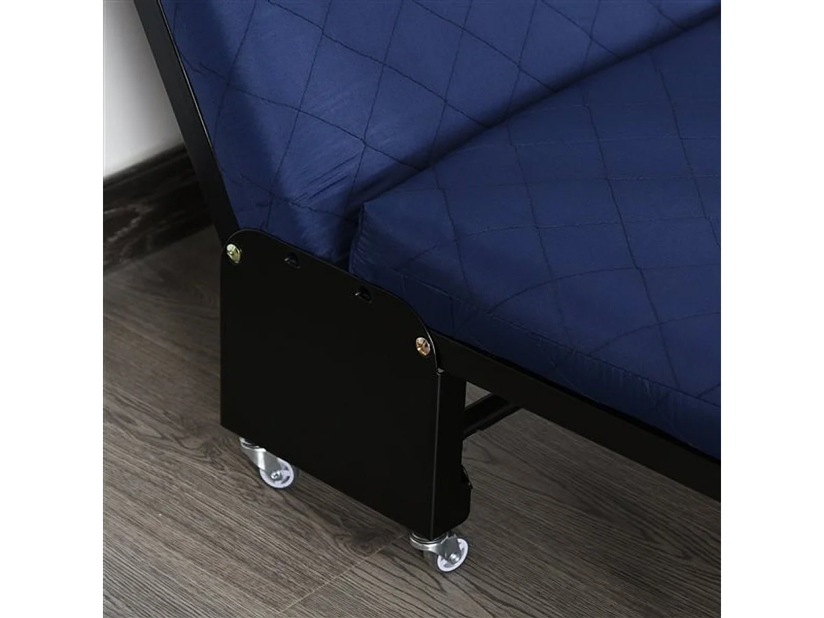 Cama plegable azul 184x65x26 cm HOMCOM