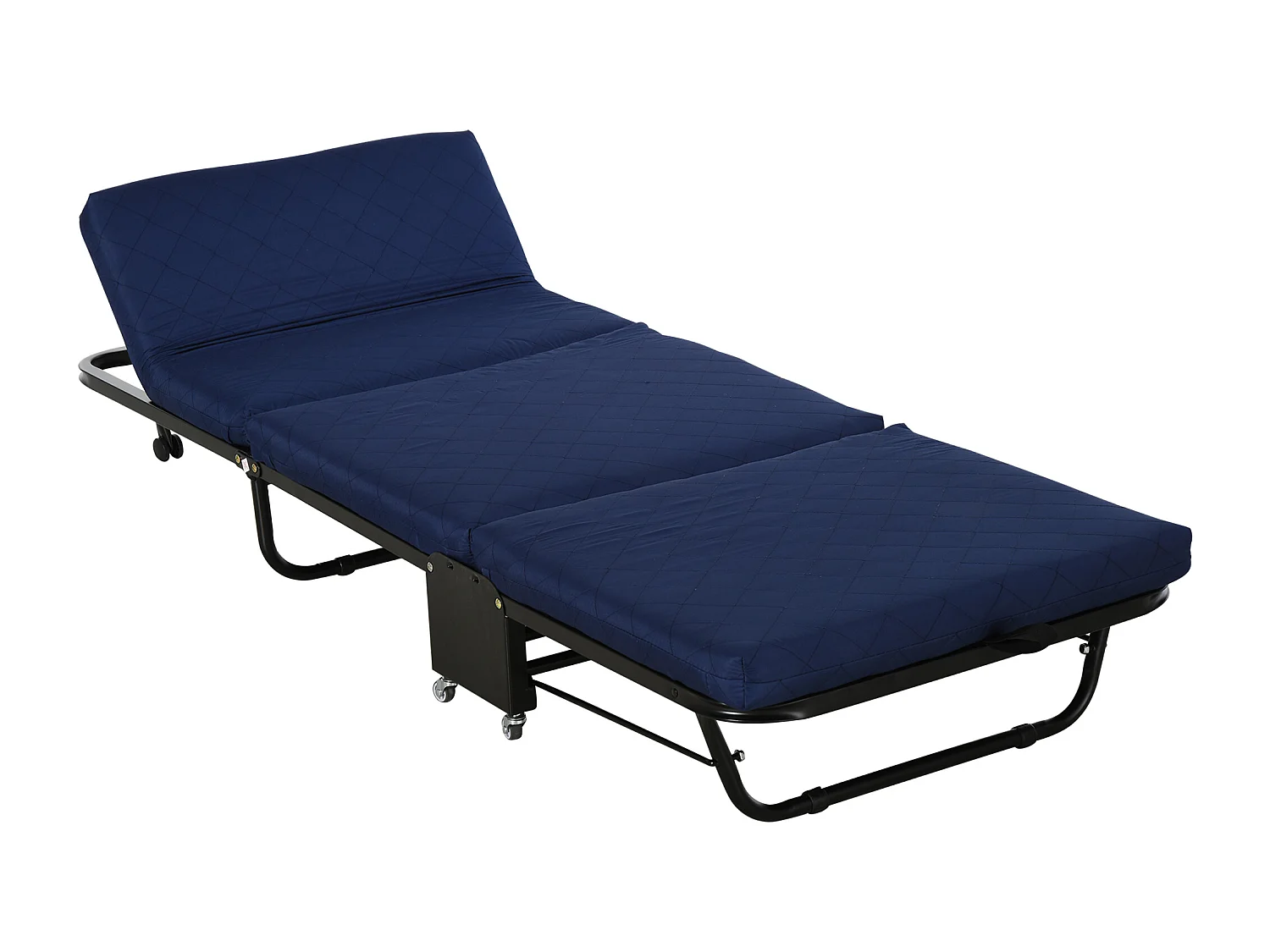 Cama plegable azul 184x65x26 cm HOMCOM
