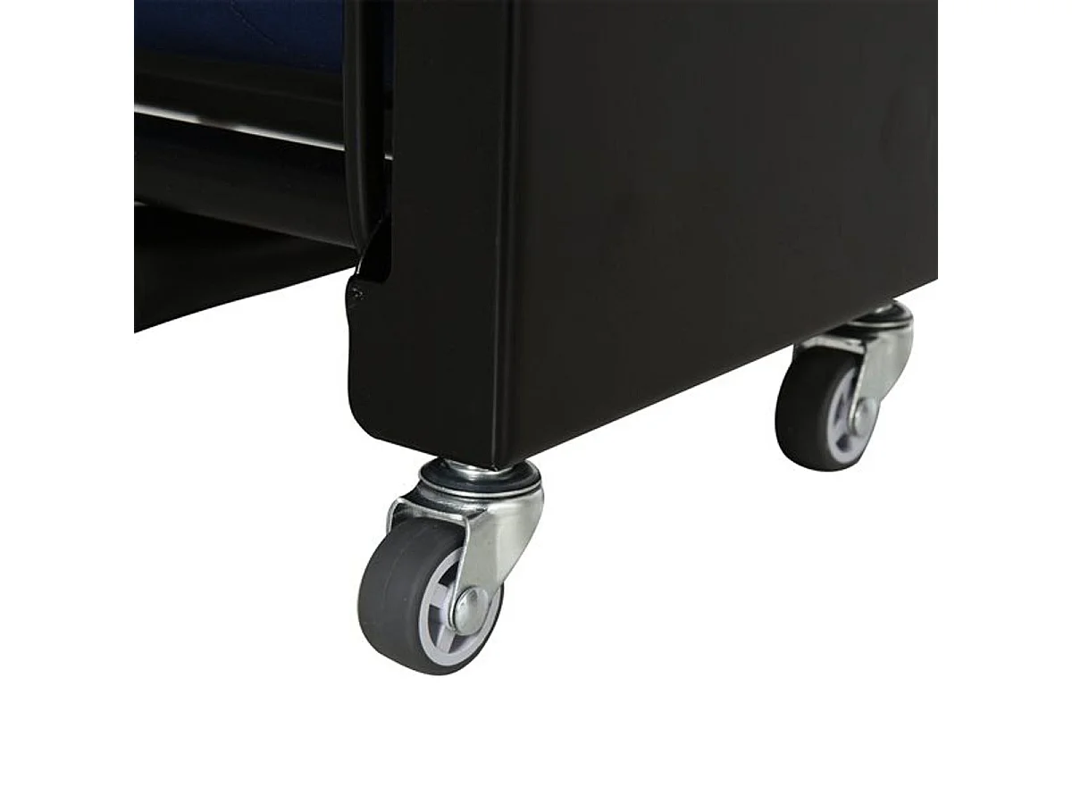 Cama plegable azul 184x65x26 cm HOMCOM