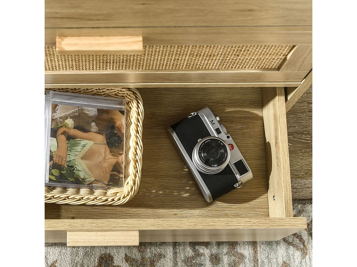 Cómoda con cajones madera natural 60x38x88.5 cm HOMCOM