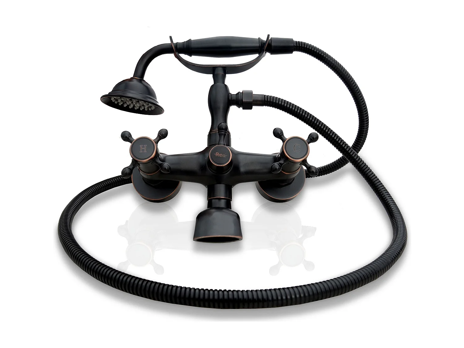 Wannenarmatur Rea Retro Black