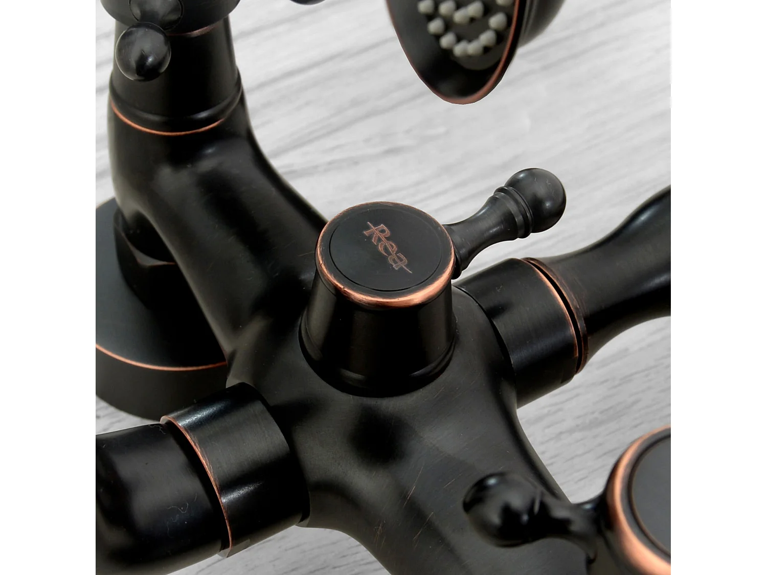 Wannenarmatur Rea Retro Black