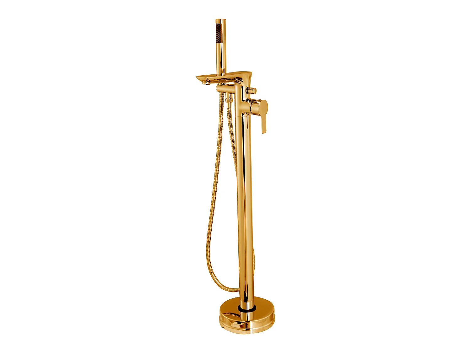 Grifo Bañera Oro Monomando Independiente