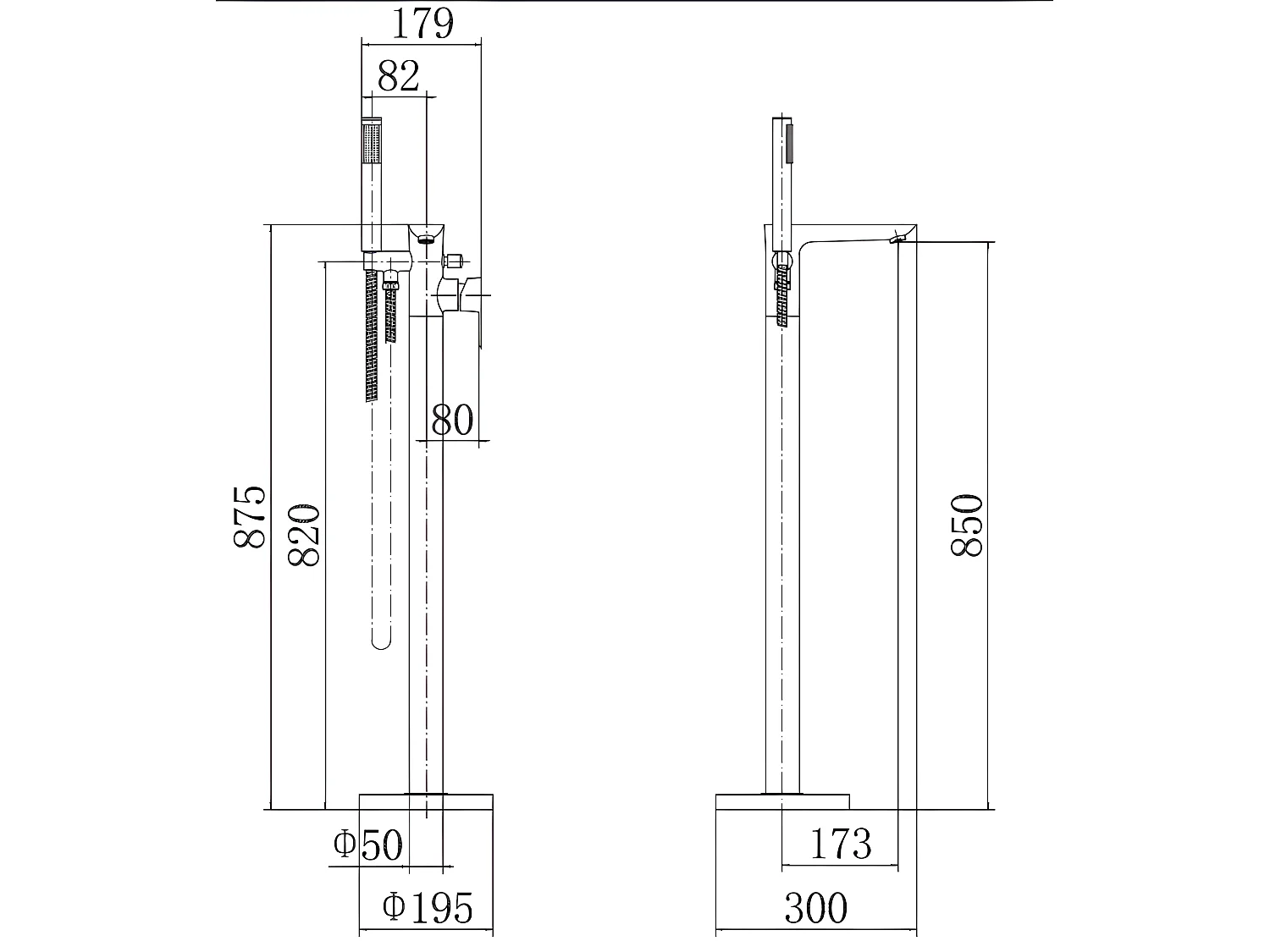 Wannenarmatur Gold Einhebelmischer Freistehend