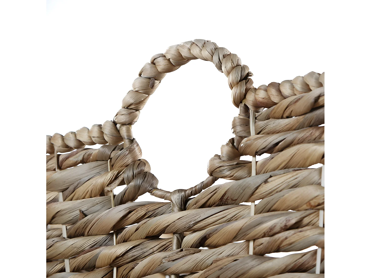 Cesta alta de jacinto de agua - L46cm x A32 cm