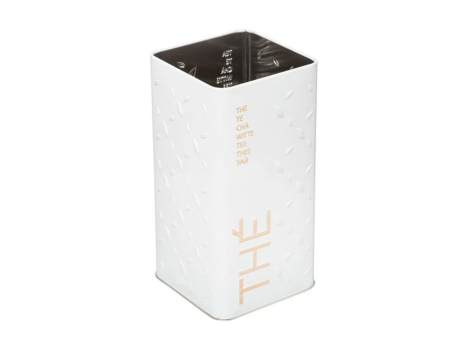 Boîte à Thé en Vrac "Scandi" 17cm Blanc